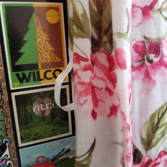 Show Me Your MuMu robe O/S Brie Garden Of Blooms floral rose print open front - Picture 6 of 16